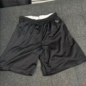 Champion Men's Black Mesh Athletic Shorts